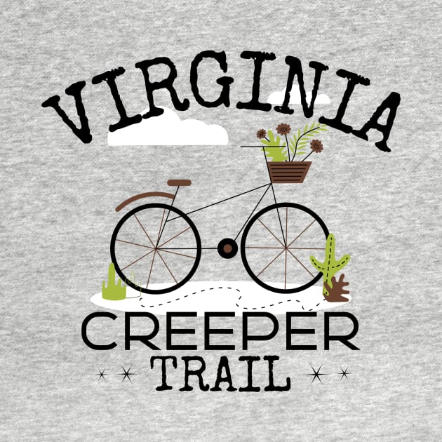 Virginia Creeper Trail Virginia TShirt TeePublic